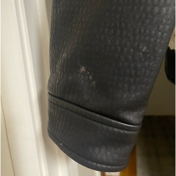 Peter Som Collective Sherpa Faux Leather Jacket - Picture 9 of 16